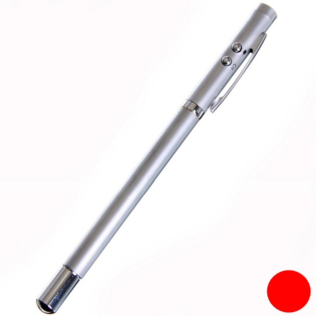 Laserpen og lygte, Rød, <5mW