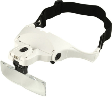 Lupbriller 1.0-3.5x m. LED-lys - NYHED