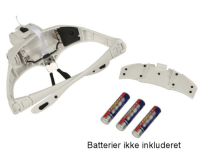 Lupbriller 1.0-3.5x m. LED-lys - NYHED