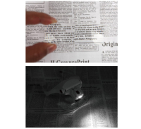 Lupbriller 1.0-3.5x m. LED-lys - NYHED