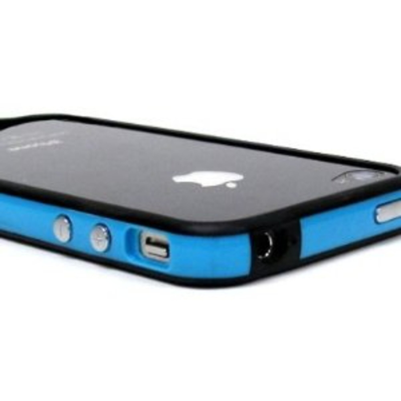 Se iPhone 4 Bumper, Sort/Blå hos Alabazar