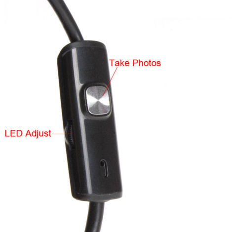 Android Endsokop Inspektionskamera med USB-tilslutning