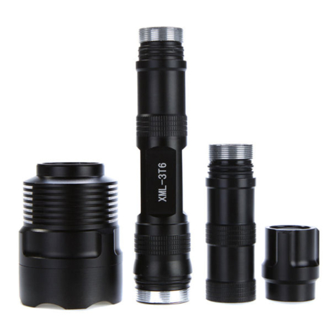 UltraFire XML-3T6 3800lm CREE stavlygte