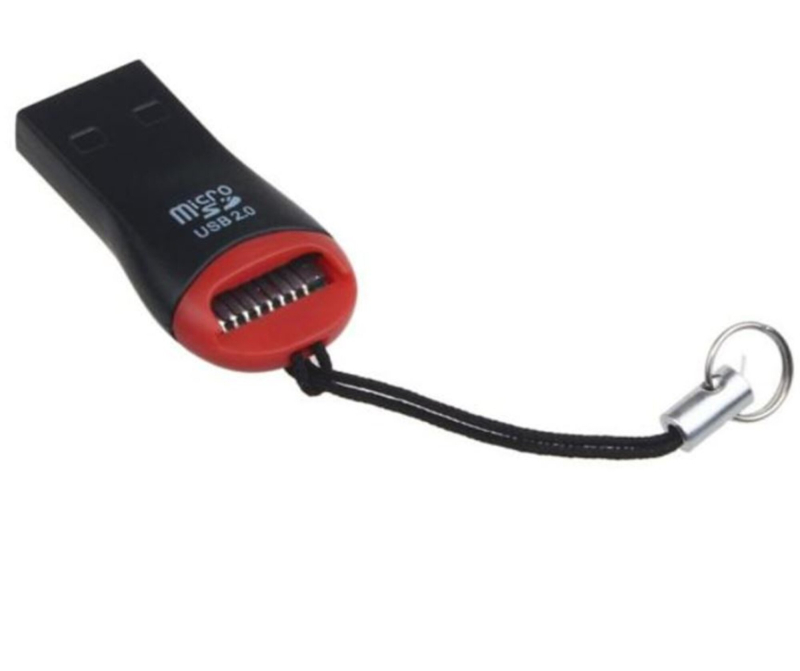 4: USB MicroSD Kortlæser Mini