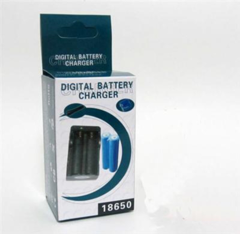 Væglader til 18650 Li-ion batteri