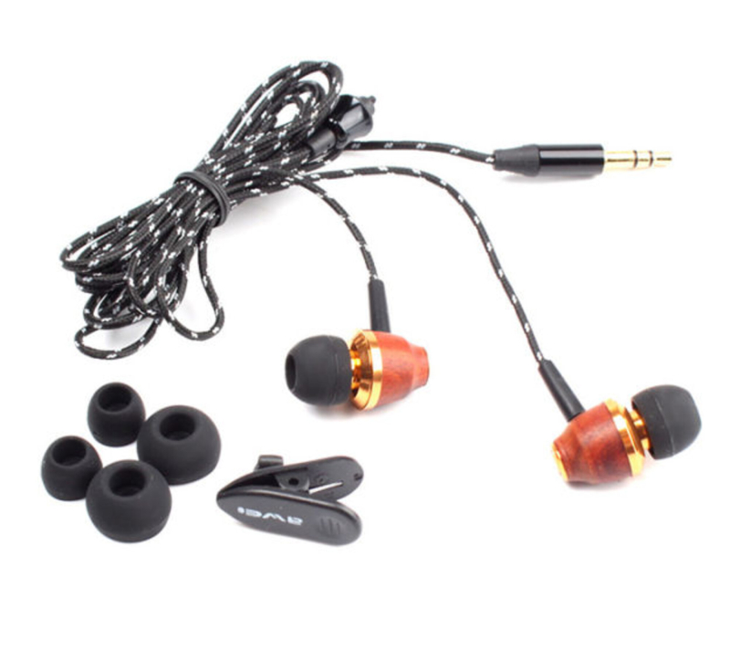 AWEI ES-Q5 Øretelefon i Træ