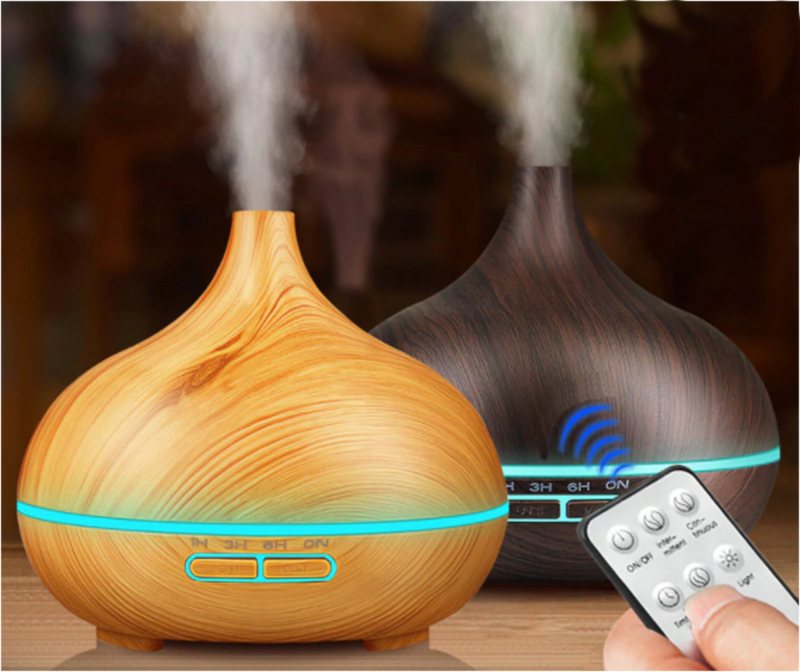 Aroma Diffuser - Duftlampe 400 ml, H2 Mørk