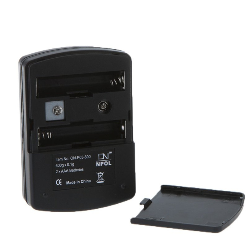 Mini Digitalvægt 600g x 0,1g