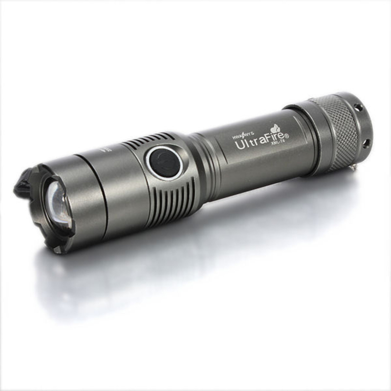 18: UltraFire SB XML-T6 2000lm CREE zoom lommelygte