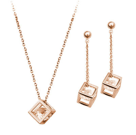 Terning m. indlagt Krystal, sæt