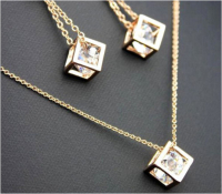 Terning m. indlagt Krystal, sæt