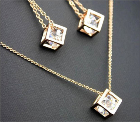 Terning m. indlagt Krystal, sæt