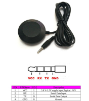 GPS Antenne til Bilkamera, 4-polet