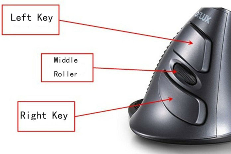 Sky Vertical Delux Mus, trådløs