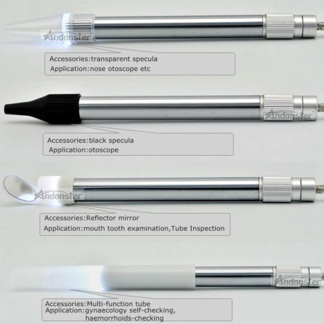 2MP 1-500X Otoskop/Mikroskop - NYHED
