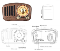 Retro R919 Bluetooth FM Radio