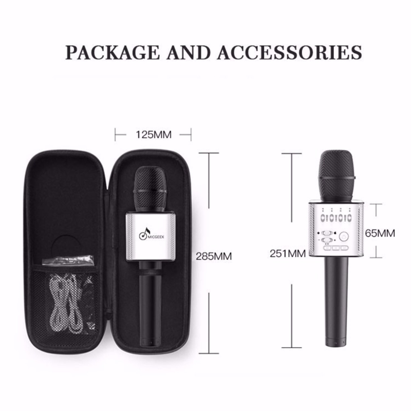 Q9 Karaoke Højttaler m. mikrofon