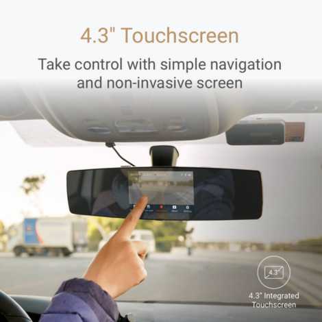 Yi Spejlkamera m. bakkamera