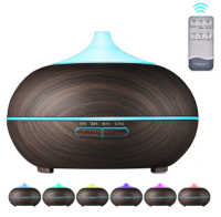 Aroma Diffuser - Duftlampe 400 ml, H1 Mørk