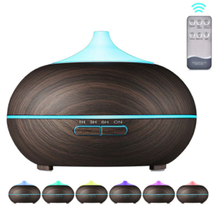 Aroma Diffuser - Duftlampe 400 ml, H1 Mørk