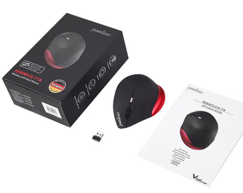 PERIMICE-718 venstrehånds vertikalmus