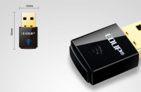802.11b/g/n WiFi mini-adapter, 300 Mbps