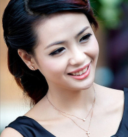 Mini vedhæng i rødguld