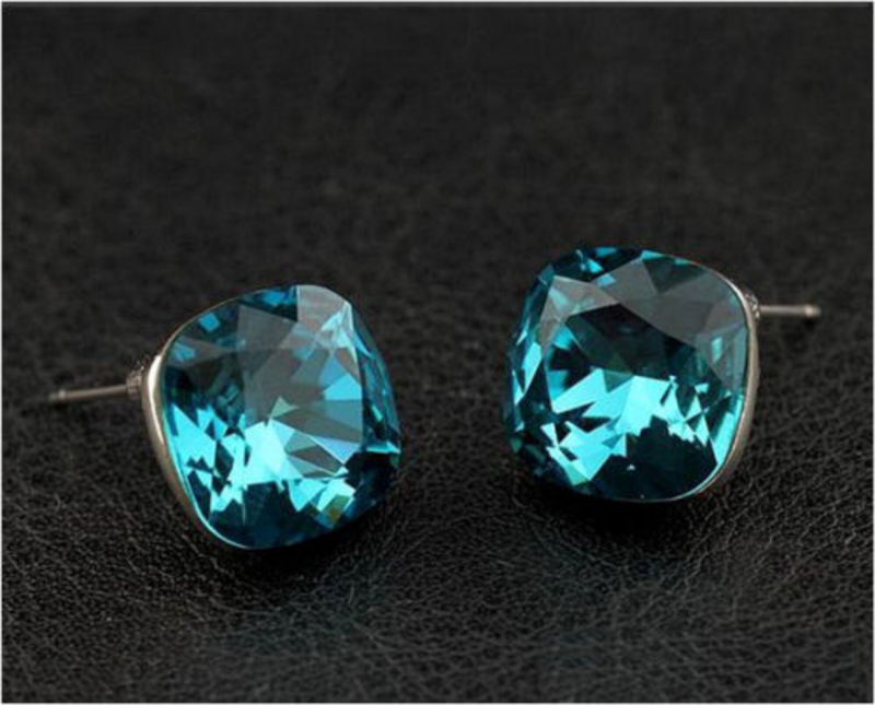 Blå Safir Øreringe