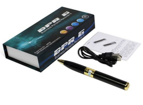 T-Care SH03 Pen Spionkamera, 1.3MP, gylden