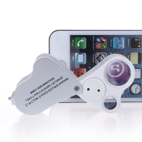 LED Lomme-lup 30xØ22 + 60xØ12