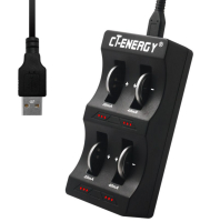cT-Energy Lader til knapceller