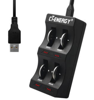 cT-Energy Lader til knapceller