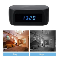 T-Care  Z16 Vækkeur HD Spionkamera, Wi-Fi, 12MP