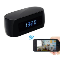 T-Care  Z16 Vækkeur HD Spionkamera, Wi-Fi, 12MP