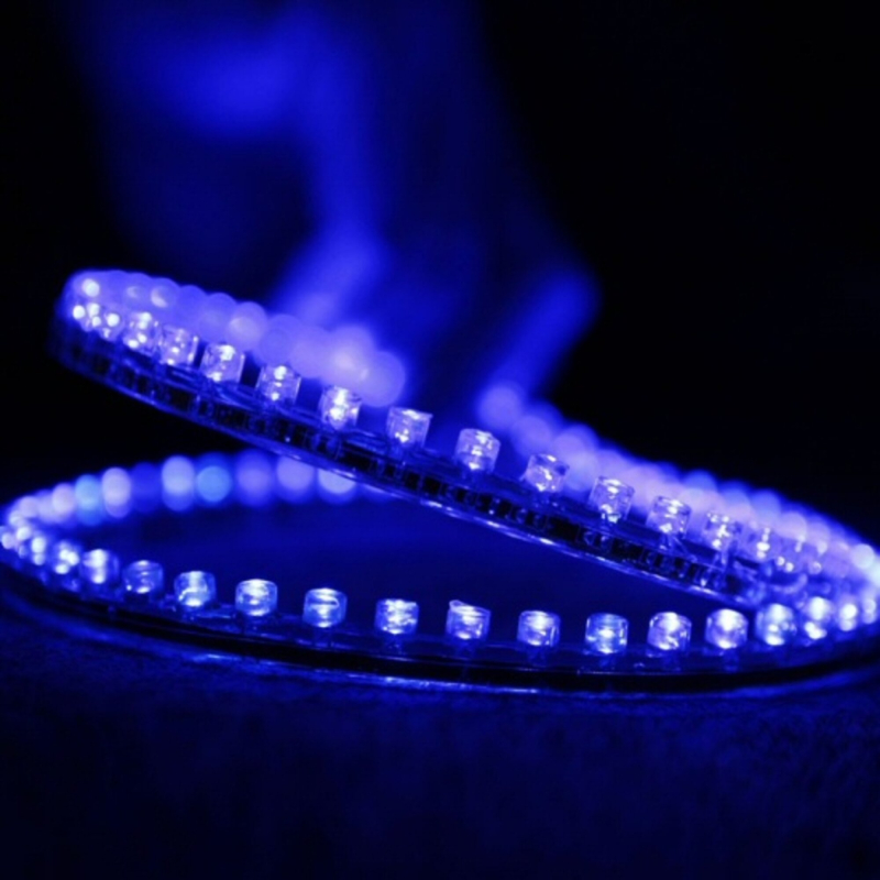 Vandtæt 48cm 48LED Strip - Blå