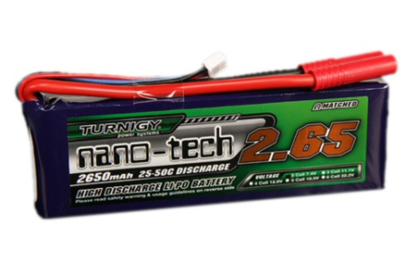 Turnigy Nano-Tech 2650mAh 2S 25~50C