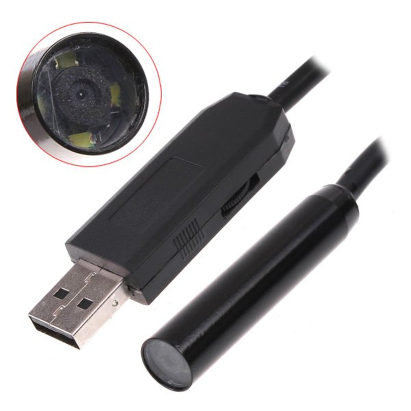 USB Endoskop Inspektionskamera, 10 meter