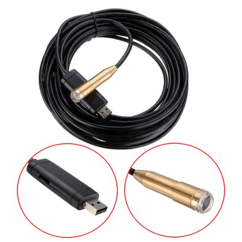 USB Endoskop Inspektionskamera, 10 meter