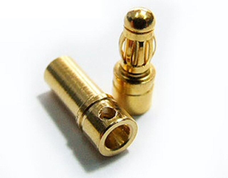 1: 3.5mm Guld Konnektorer