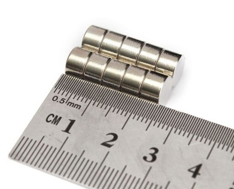Neodymium Stangmagnet, Ø8x5mm