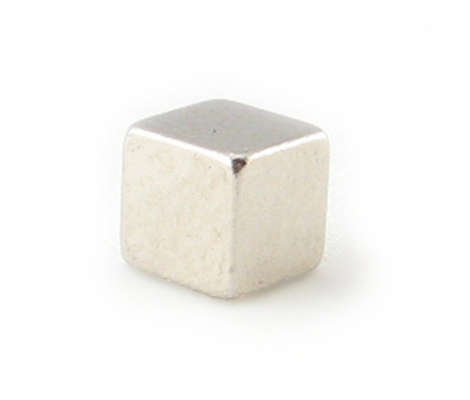 Neodymium Blokmagnet,  5x5x5mm