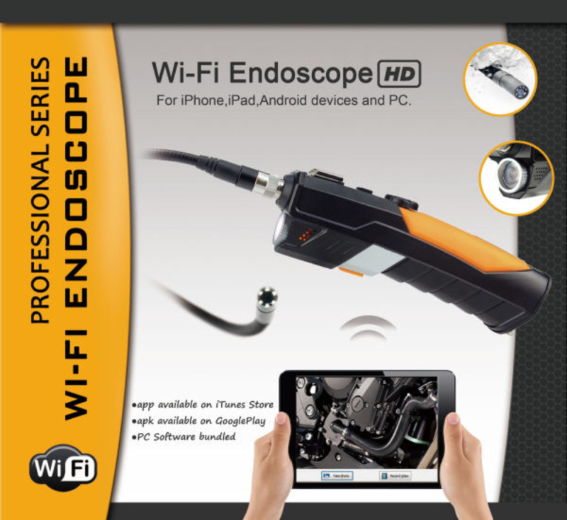 WF200 Wi-Fi Endoskop Android/iOS/PC 1M