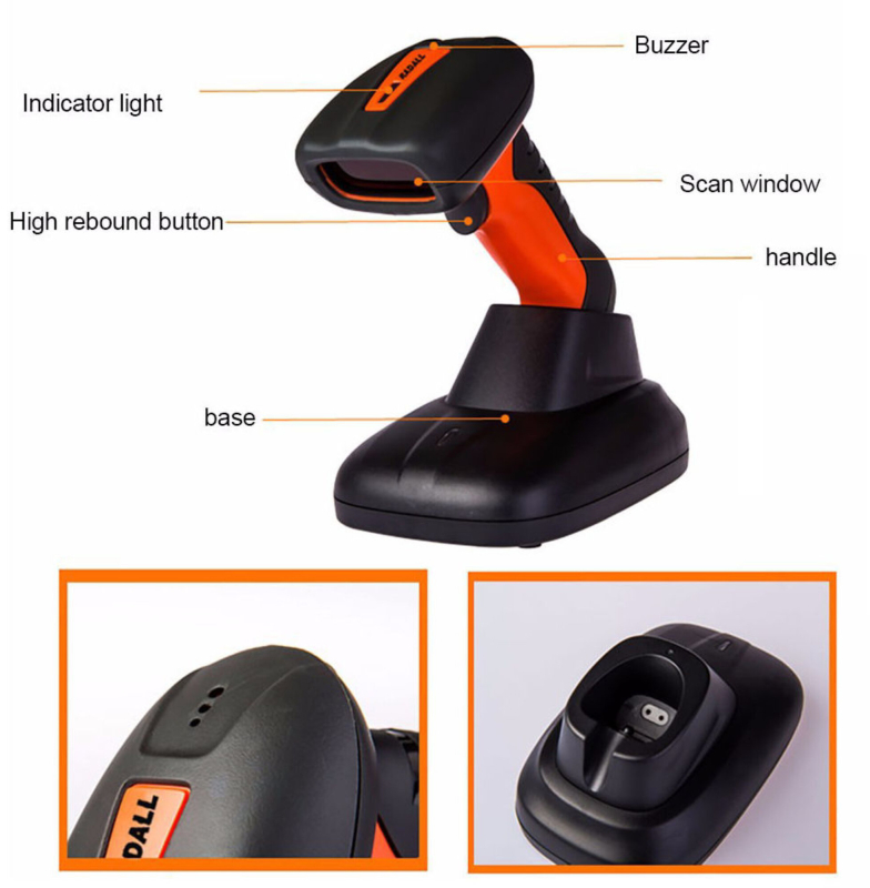 RADALL RD6650-AT Automatisk Stregkodescanner