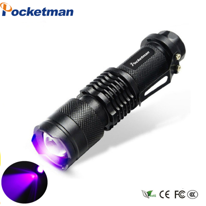 Pocketman UV CREE lommelygte, 395nm - NYHED