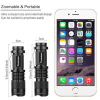 Pocketman UV CREE lommelygte, 395nm - NYHED