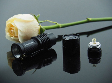 Pocketman UV CREE lommelygte, 395nm - NYHED