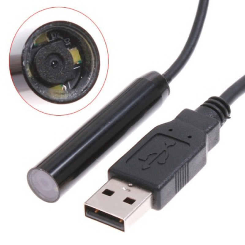USB Endoskop Inspektionskamera, 5 meter