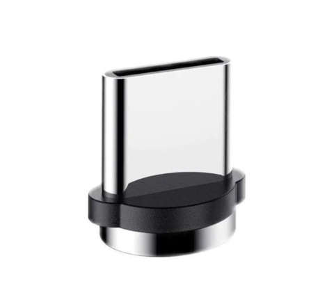 Magnetisk ladestik, USB-C, rundt