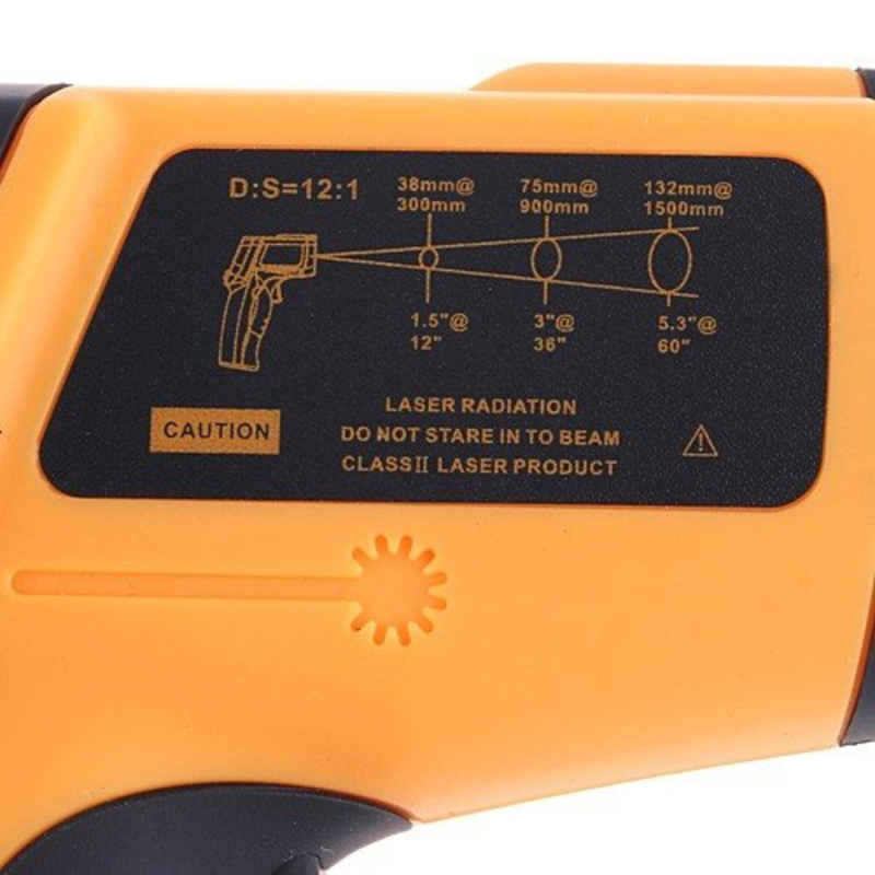 Digitalt IR Termometer 700°C