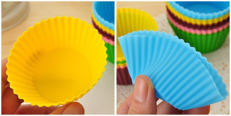 Silikone Muffinforme, 6stk klassisk